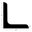 Hot Rolled Steel Angle - 2" X 2" X 3/16"