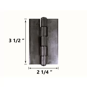 3-1/2x2-1/4 Weldable Butt Hinges