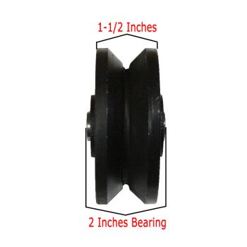 4 Inches V-Groove Wheel | 04-530