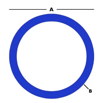 6061 Aluminum Round Tube - 0.125 X 2 Inch