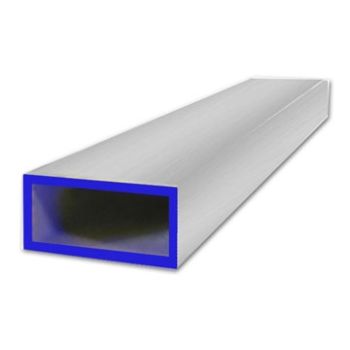 6061 Aluminum Rectangular Tube - 0.12 X 2 Inch X 1 Inch