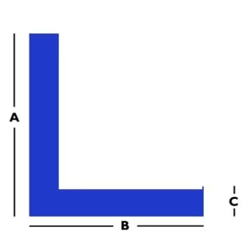 6063 Aluminum Angles - 1 Inch X 1 Inch X 1/16 Inch