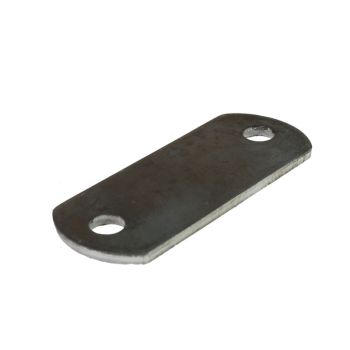 1-1/2 X 3-7/8" OVAL WELDING TAB,THICKNESS: 9GA, 2 HOLES