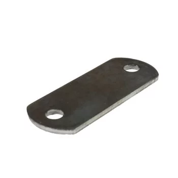 1-1/2 X 3-7/8" OVAL WELDING TAB,THICKNESS: 9GA, 2 HOLES