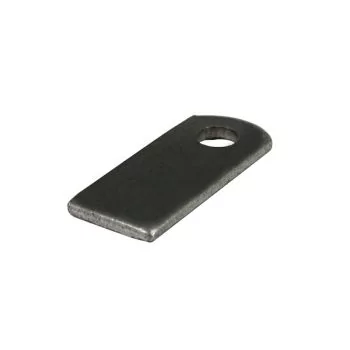 1"X1-_" SMALL WELDING TAB, THICKNESS:1/8", HOLE SIZE: 3/8"