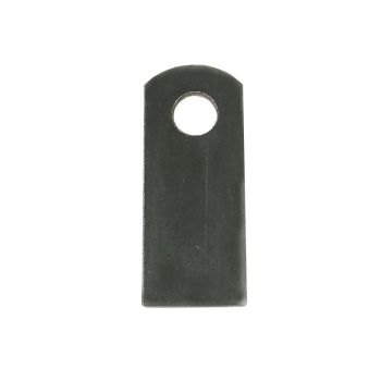 1"X2-_" LARGE WELDING TAB, THICKNESS:1/8", HOLE SIZE: 3/8"