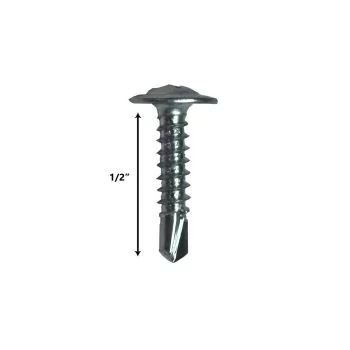 18 X ½” PAN HEAD SCREW, PHILLIPS MODIFIED TRUSS HEAD, SELF-DRILLING SCREWS, CR3+ ZINC PLATED