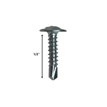 18 X _" PAN HEAD SCREW, PHILLIPS MODIFIED TRUSS HEAD, SELF-DRILLING SCREWS, CR3+ ZINC PLATED