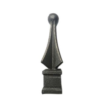 217 - Cast Iron Spears Finials - 1/2" X 1-1/2" X 4-1/8"