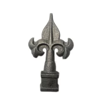 227 - Cast Iron Spears Finials - 1/2" X 3" X 4-3/4"