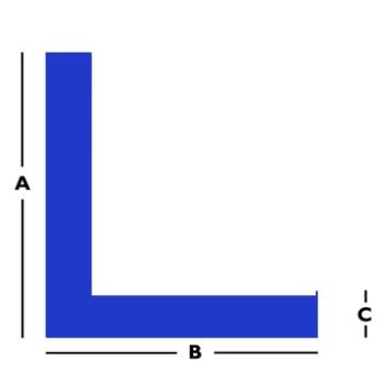 6063 Aluminum Angles - 1-1/2" X 1-1/2" X 1/4"