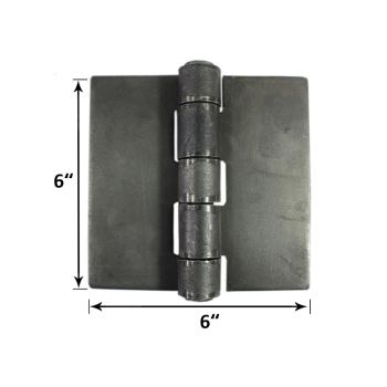 6X6 HEAVY DUTY WELDABLE BUTT HINGES
