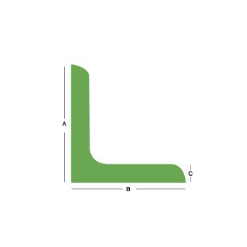 Stainless Steel Angle 304 - 1" X 1" X 3/16"