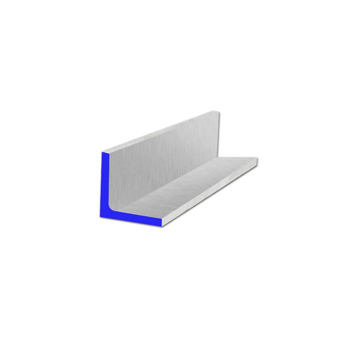6063 Aluminum Angles - 1 Inch X 1 Inch X 1/16 Inch