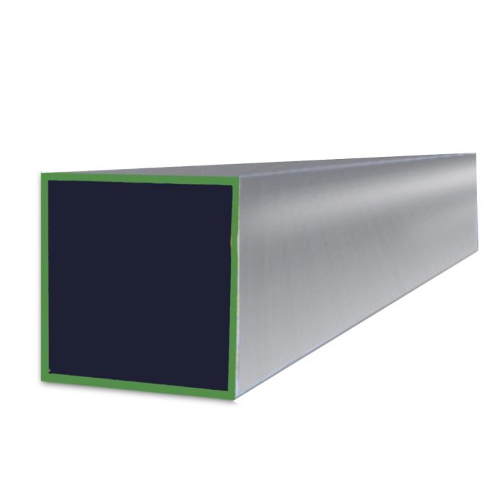 Stainless Steel Square Tube 304 Grit (180) - 2 Inches X 0.12