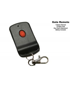 Gate Operator Remote - Keychain Attached - 10 Digit Code - 1 Button