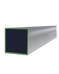 Stainless Steel Square Tube 304 Grit (180) - 2" X 0.065