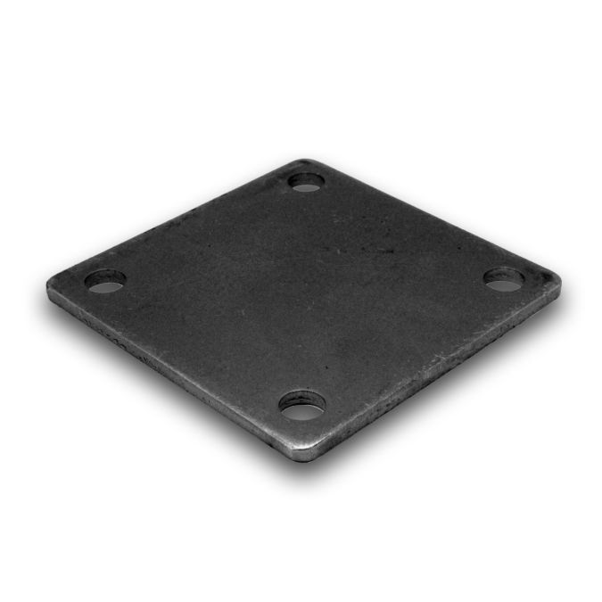 6" x 6" Heavy Duty Square Flat Steel Metal Base Plate With Holes