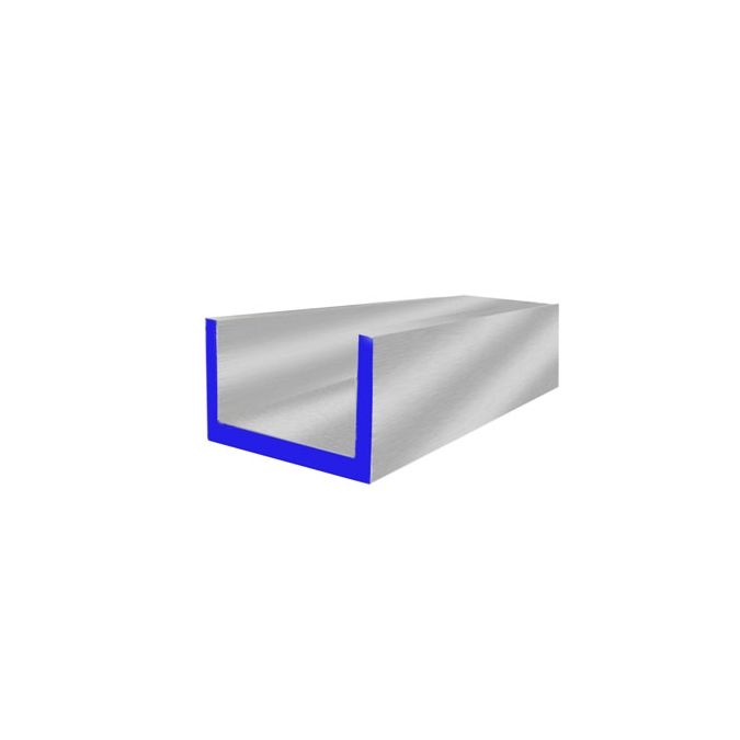 6061 Standard Aluminum Channel - 4 Inch