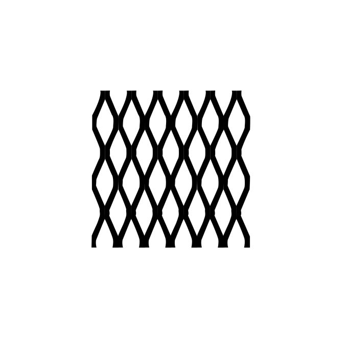 Hot Rolled Flattened Expanded Metal - .75 #13