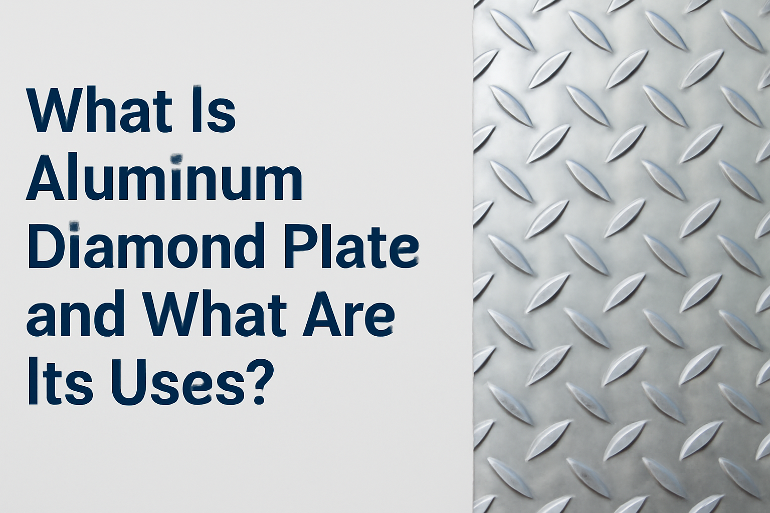 What Is Aluminum Diamond Plate and What Are Its Uses?