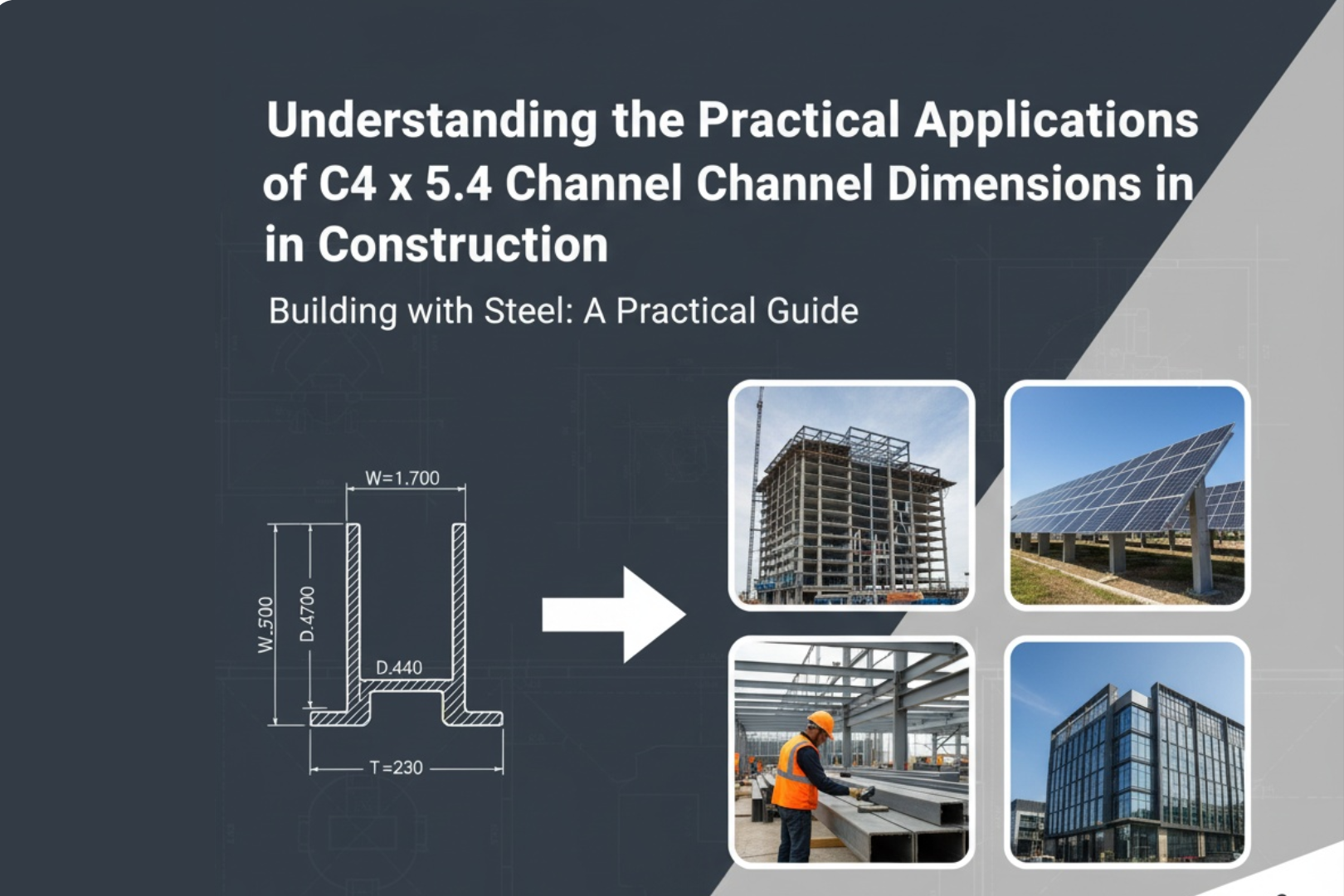 Understanding the Practical Applications of C4 x 5.4 Channel Dimensions in Construction
