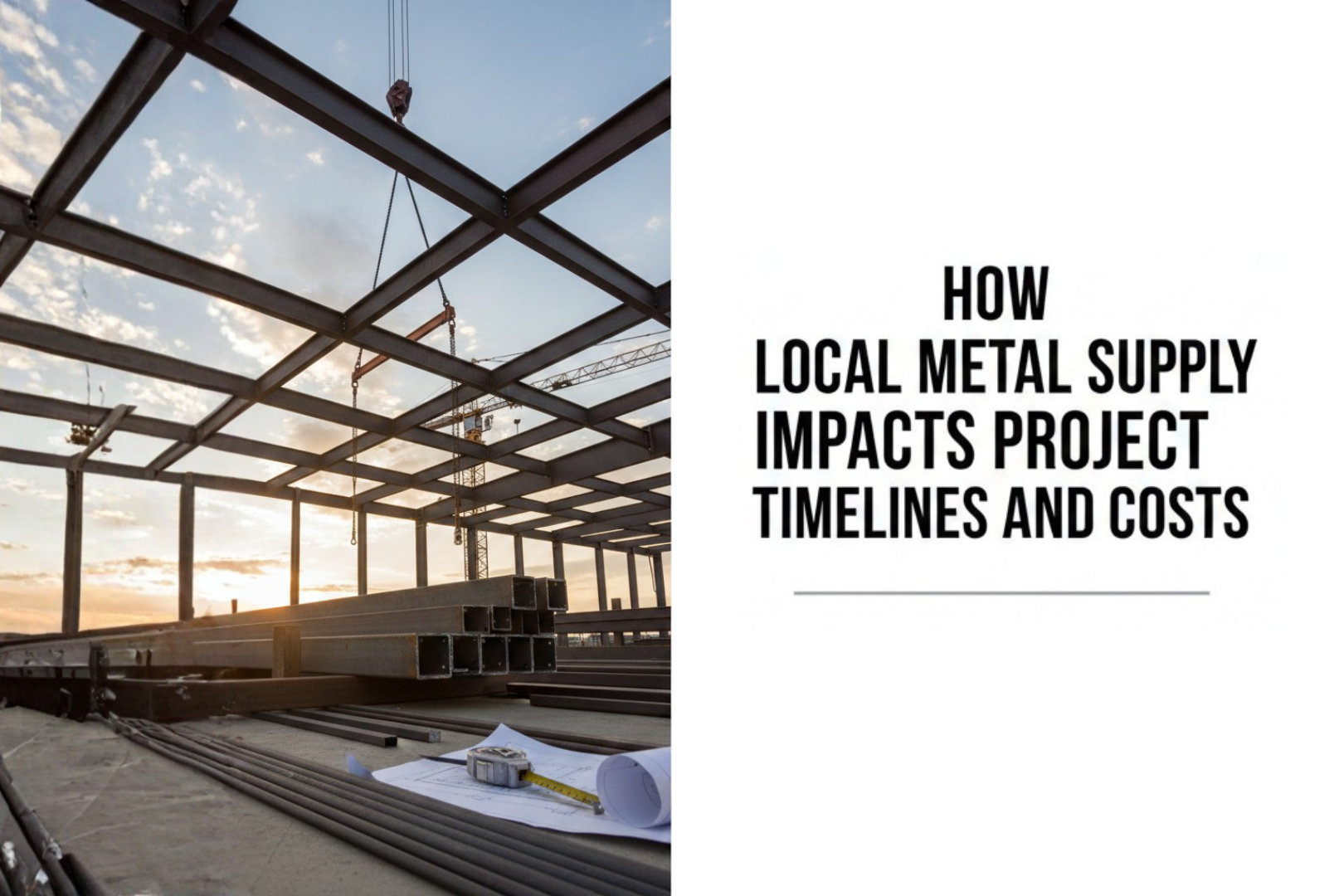 How Local Metal Supply Impacts Project Timelines and Costs