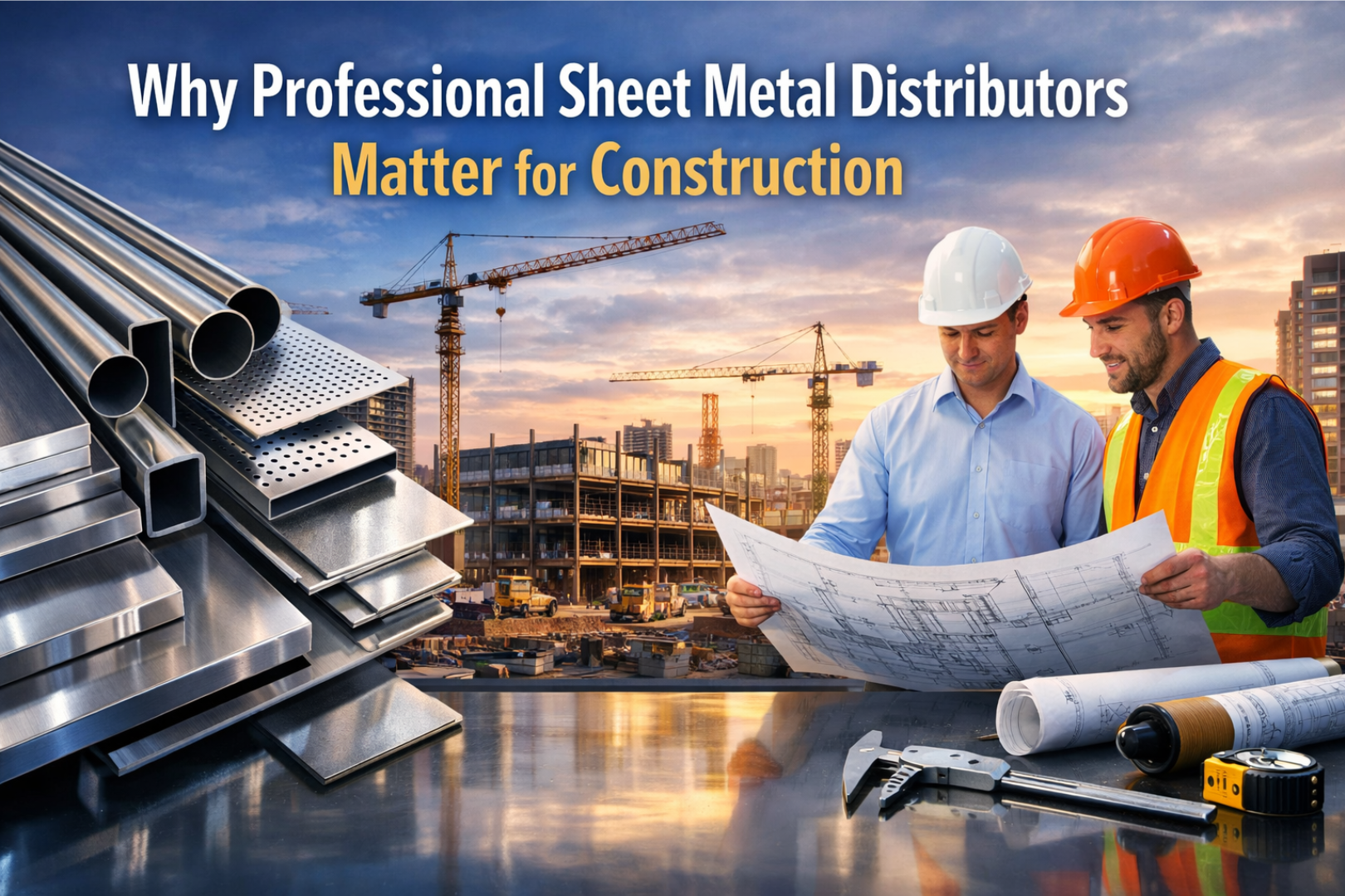 Why Professional Sheet Metal Distributors Matter for Construction