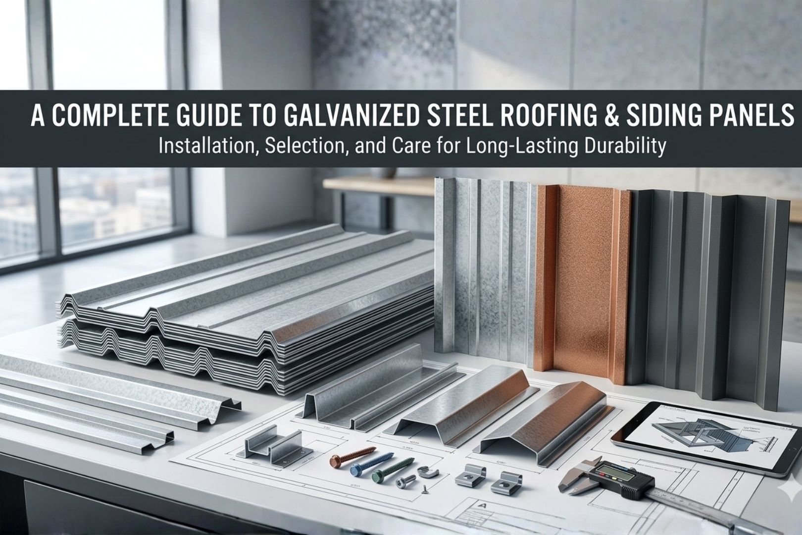 A Complete Guide to Galvanized Steel Roofing & Siding Panels