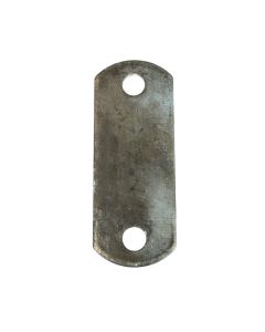Oval Welding Tab - Two Hole Base Plate 1-1/2 x 3-7/8